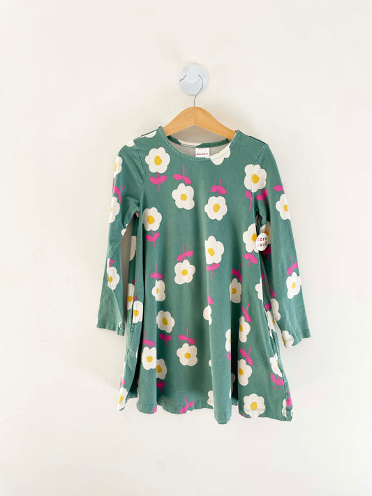 Hanna Andersson Flower Dress / 6-7Y