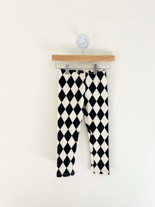 H&M Harlequin Leggings / 2-3Y