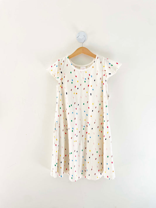 Hanna Andersson Confetti Dress / 8Y