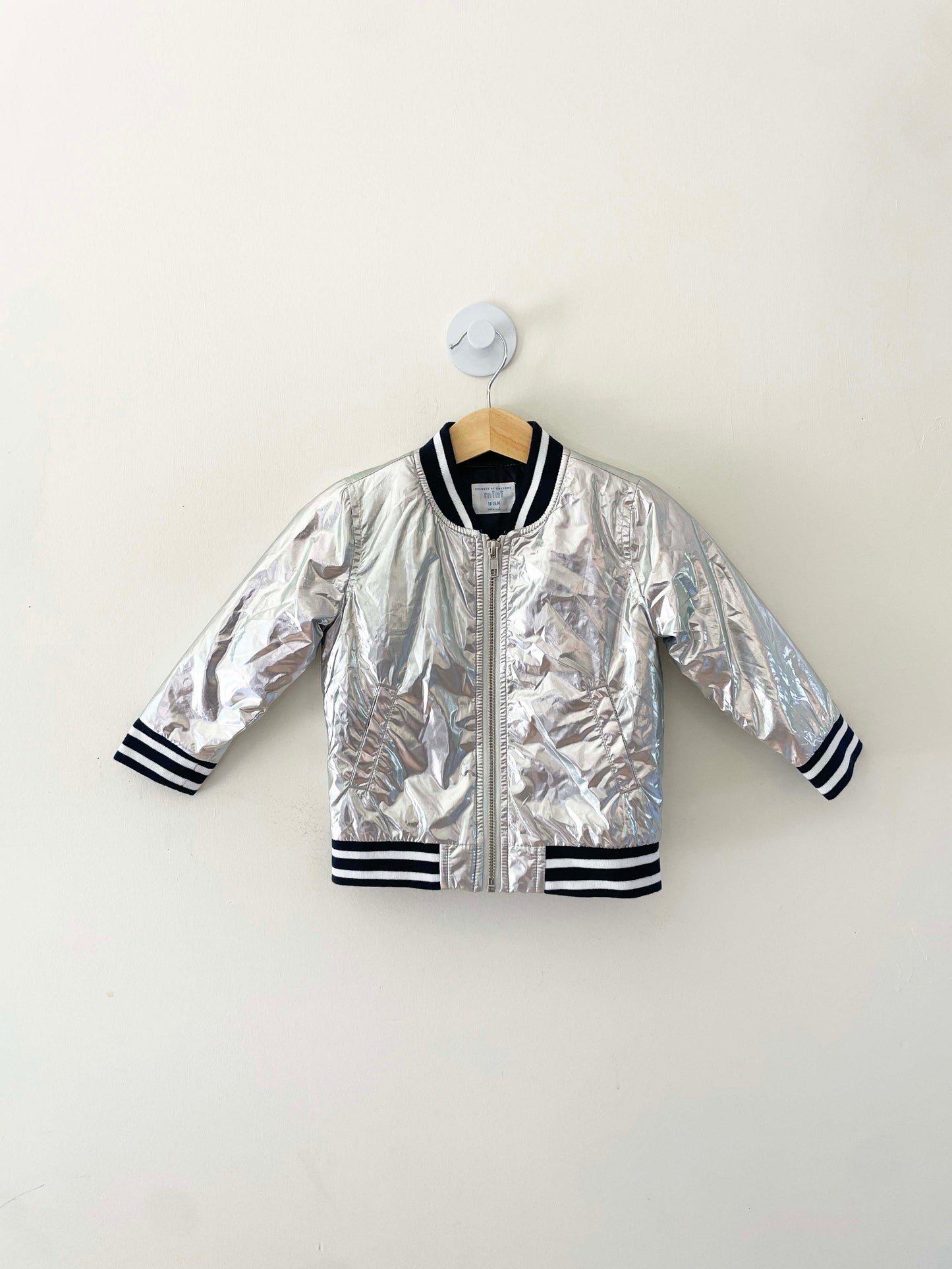 Rockets of Awesome Metallic Bomber Jacket / 18-24M