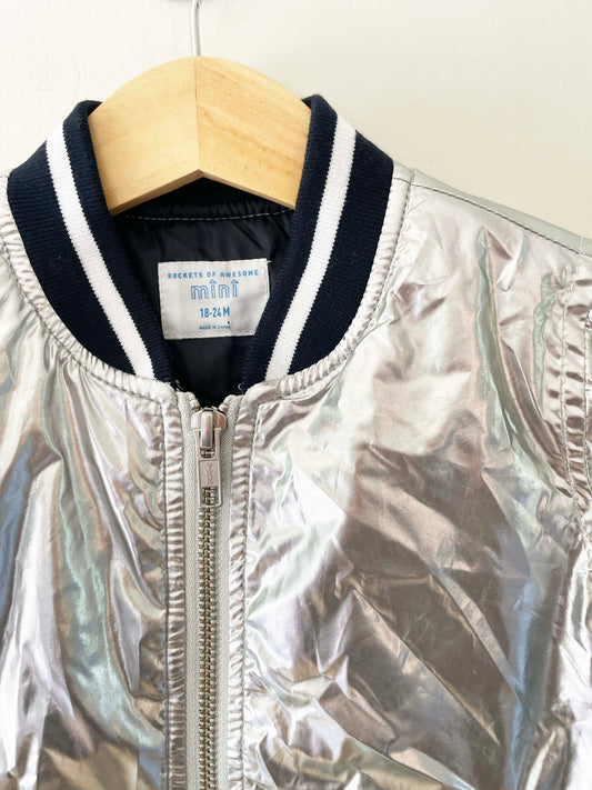 Rockets of Awesome Metallic Bomber Jacket / 18-24M