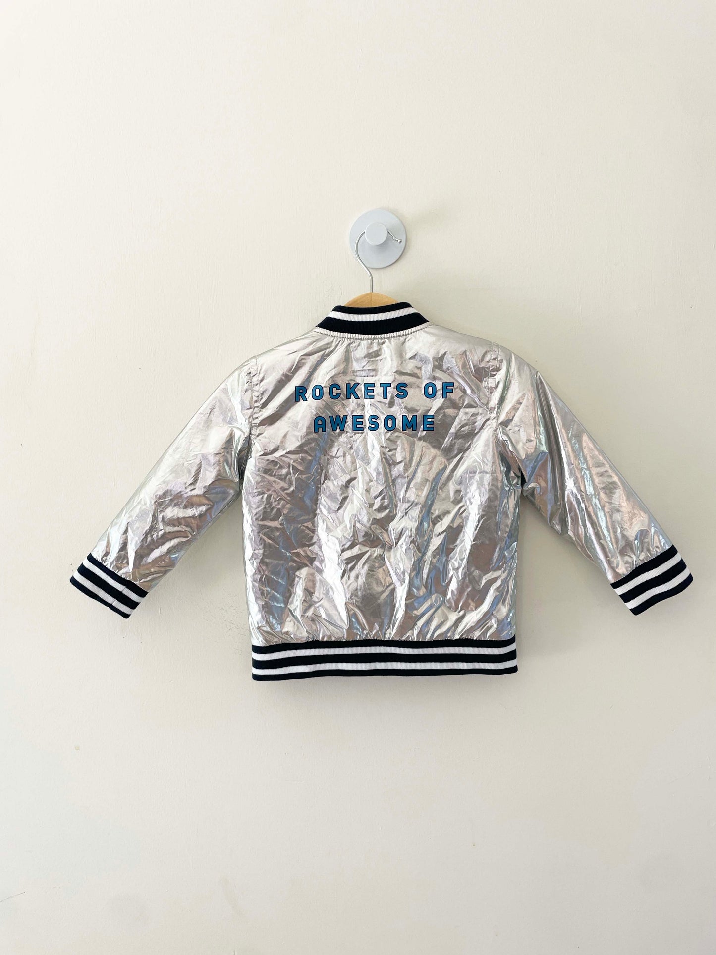 Rockets of Awesome Metallic Bomber Jacket / 18-24M