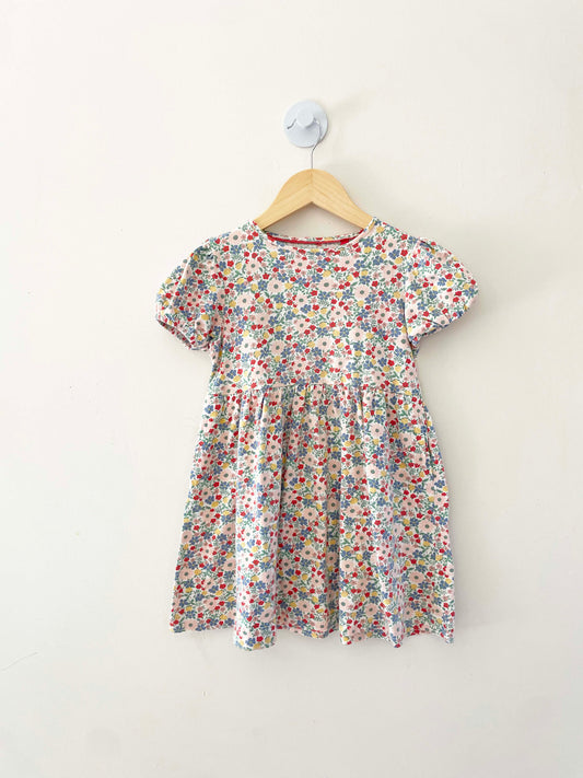 Mini Boden Floral Dress / 6-7Y