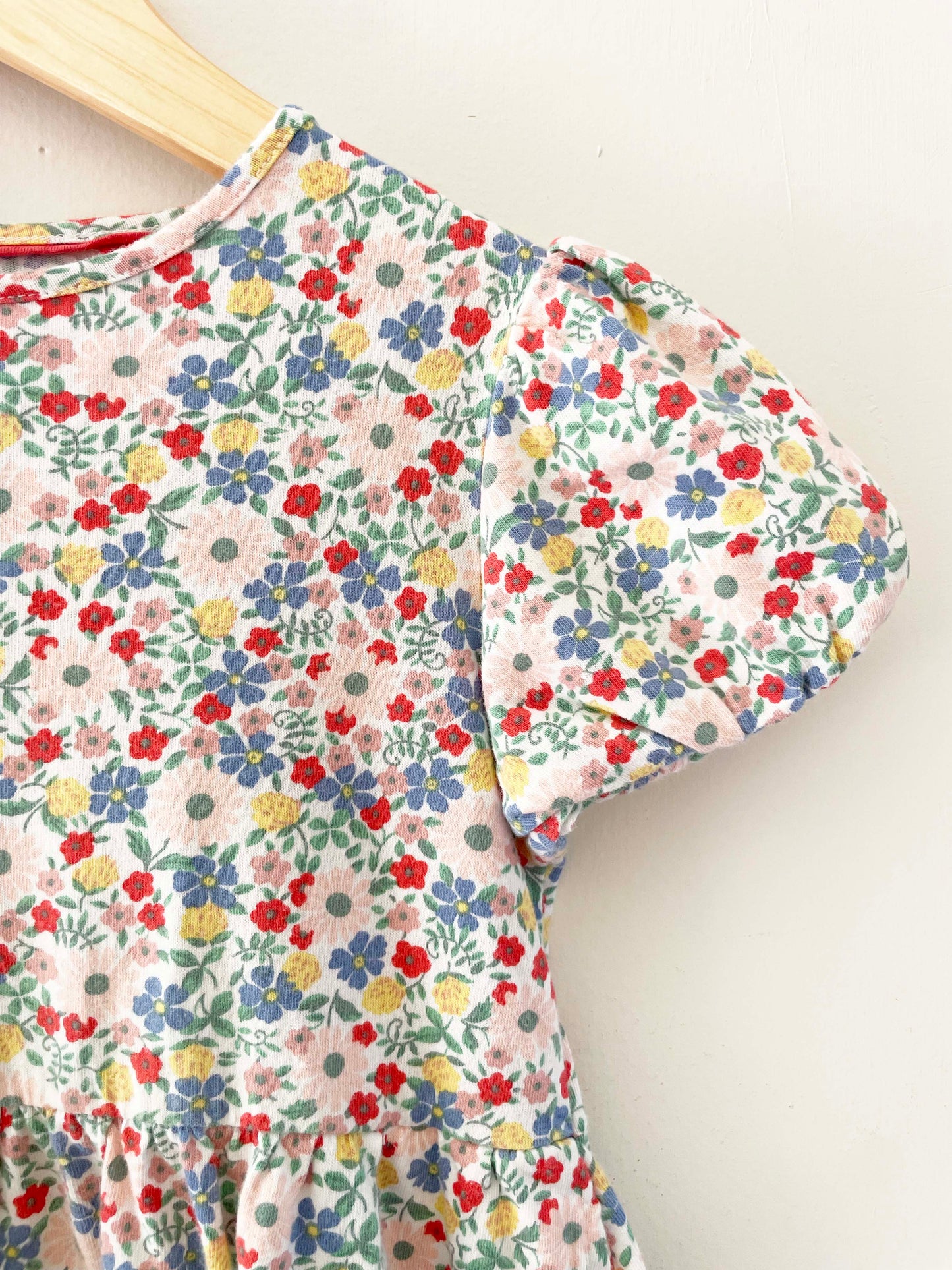 Mini Boden Floral Dress / 6-7Y