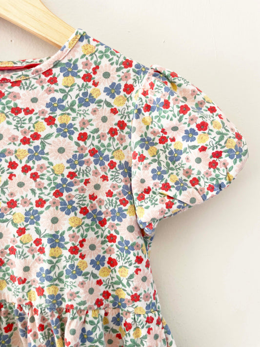 Mini Boden Floral Dress / 6-7Y