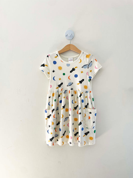 Hanna Andersson Space Dress / 5Y
