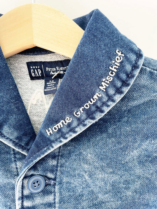 Baby Gap x Peter Rabbit Cardigan / 3-6M