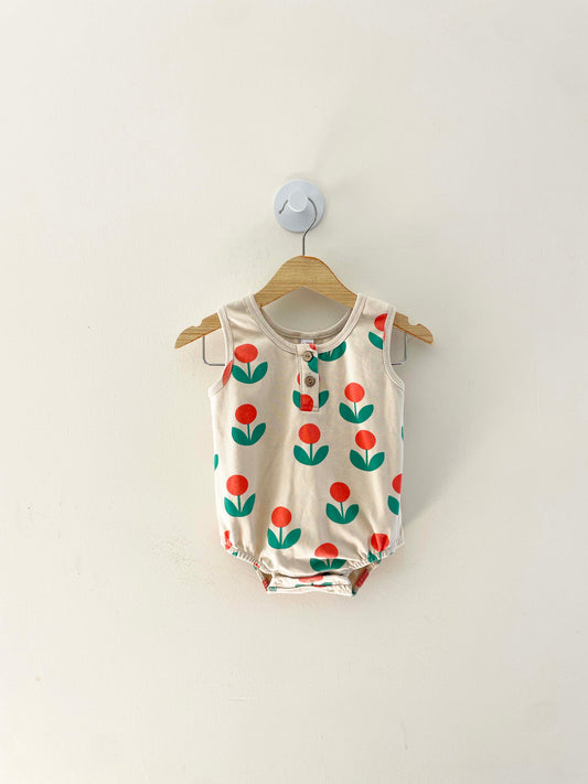 Assorted Brands Flower Bubble Romper / 12M