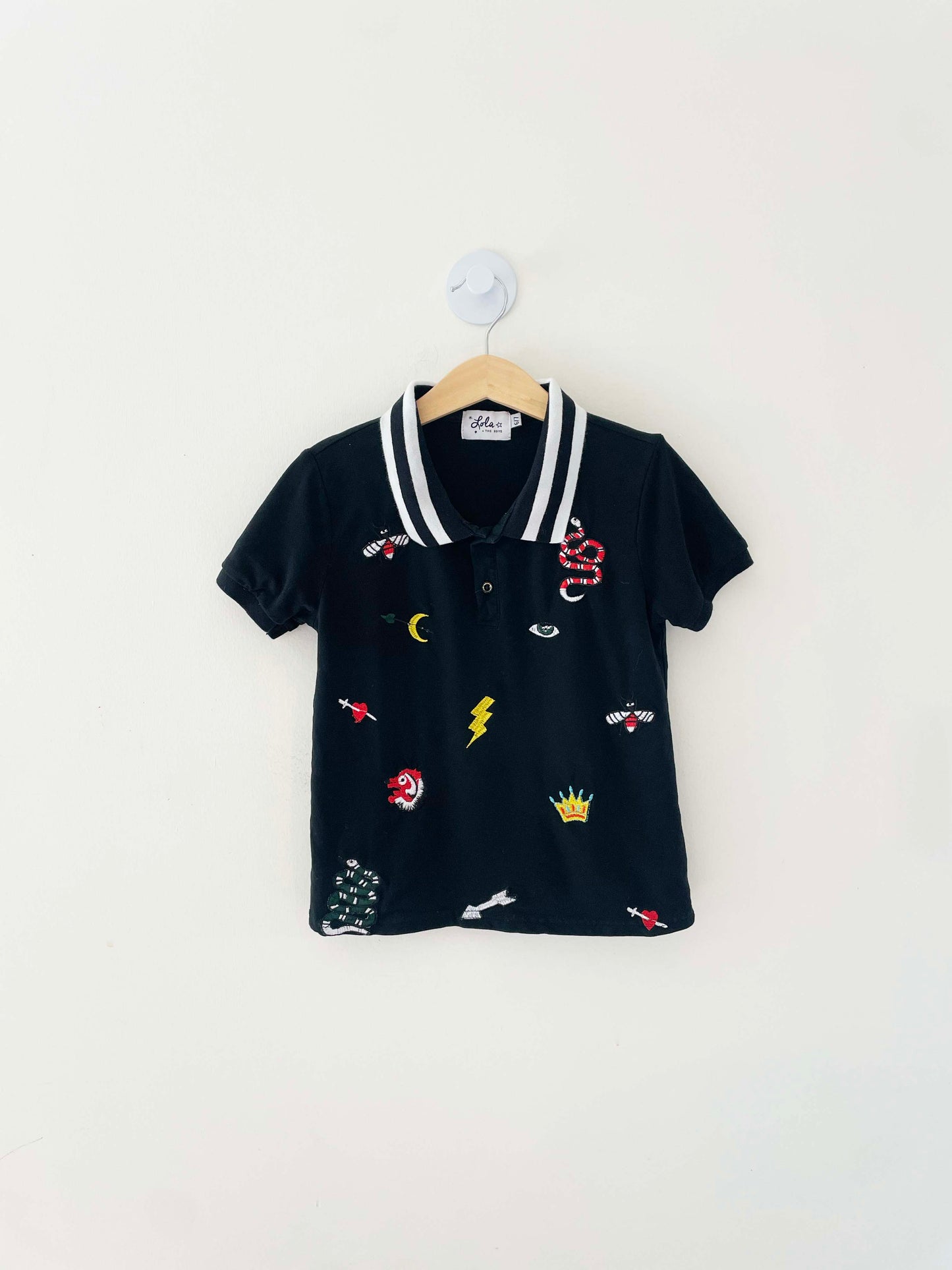 Lola + The Boys Embroidered Top / 6-7Y