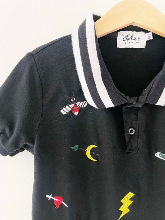 Lola + The Boys Embroidered Top / 6-7Y