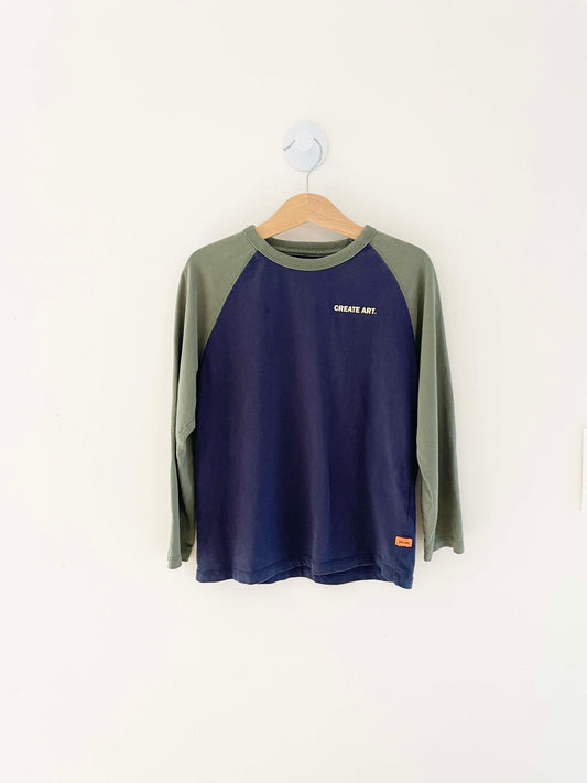 Zara Raglan Top / 7Y