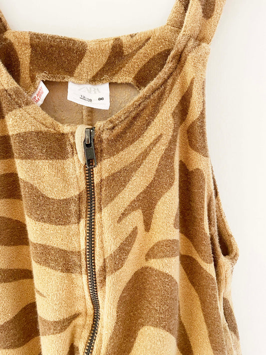 Zara Toweling Overall / 12-18M