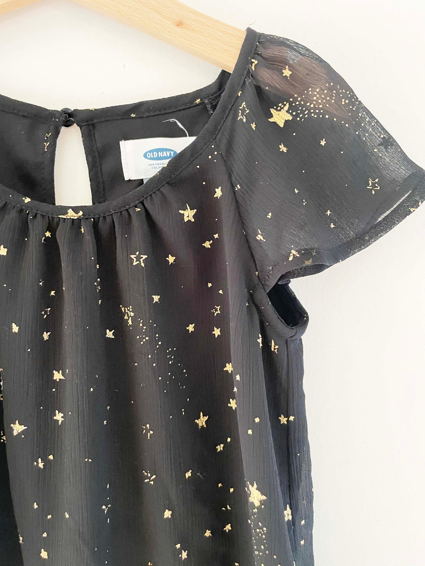 Old Navy Starry Flutter Dress / 5Y