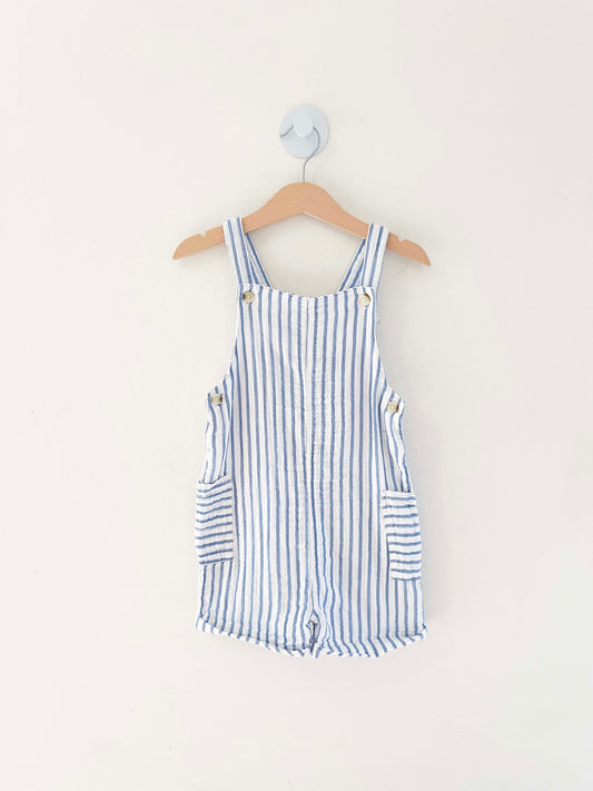 Primark Striped Overall / 18-24M
