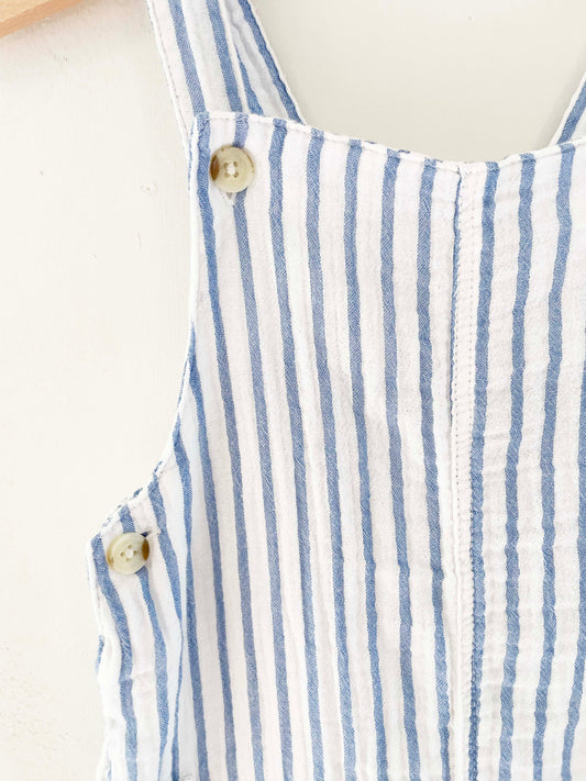Primark Striped Overall / 18-24M