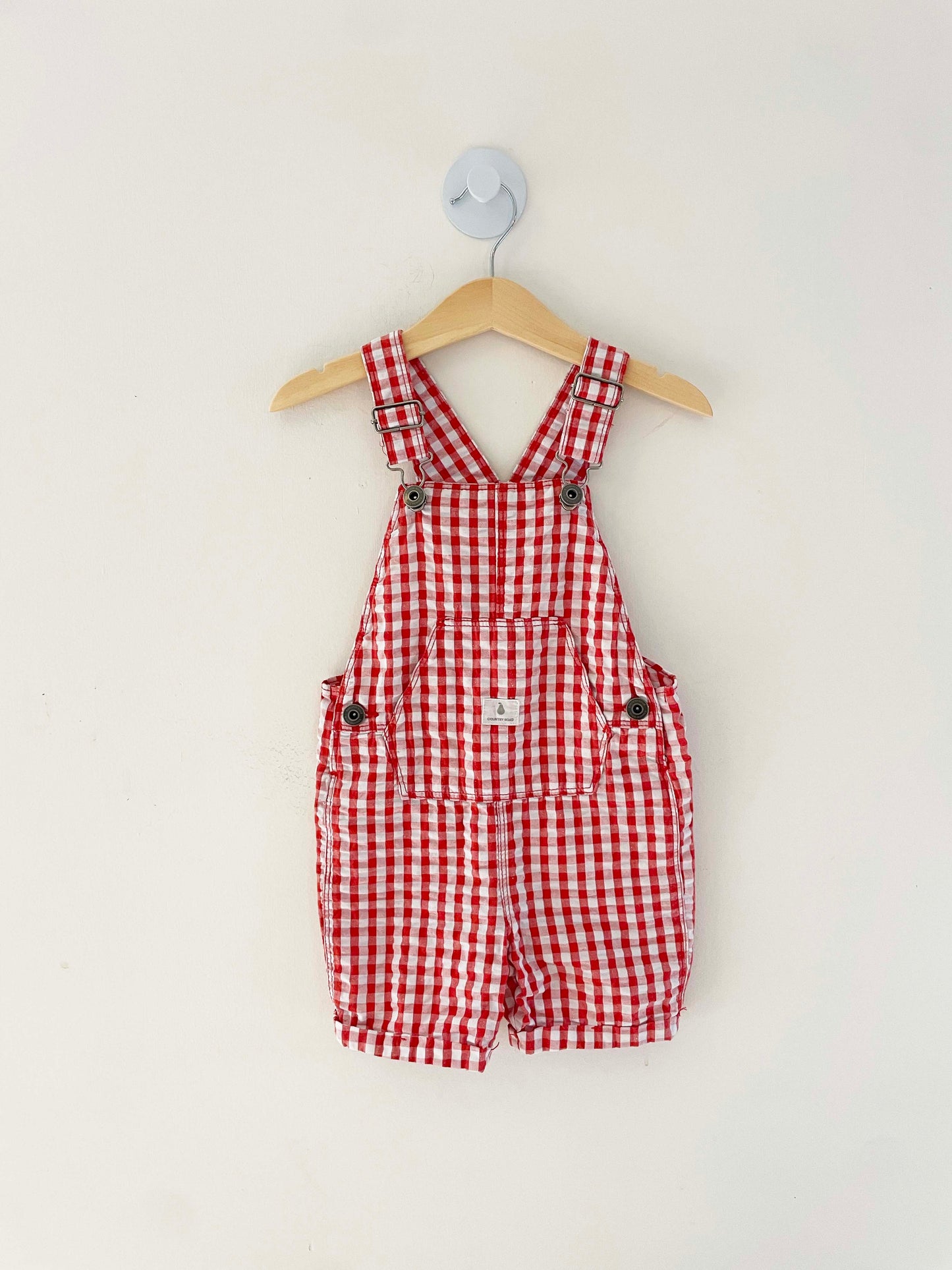 Country Road Gingham Overall / 18-24M