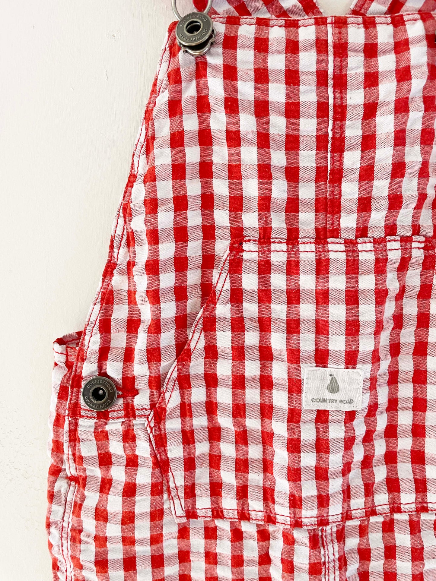 Country Road Gingham Overall / 18-24M