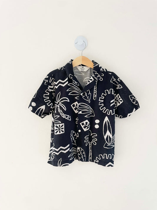 H&M Linen Two-Piece Set / 6Y
