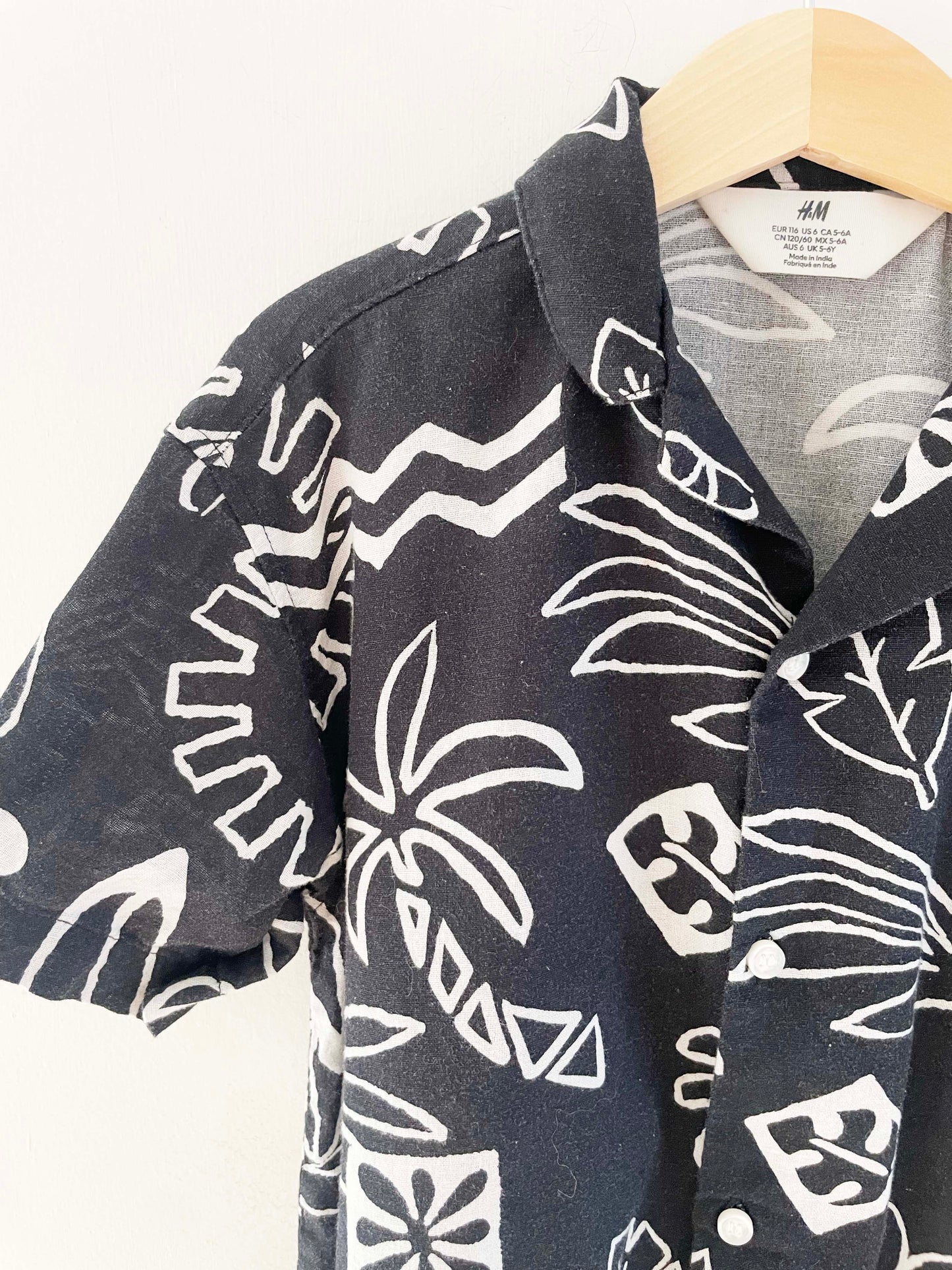 H&M Linen Two-Piece Set / 6Y