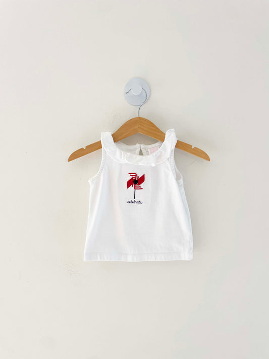 Janie and Jack Sleeveless Top / 6-12M