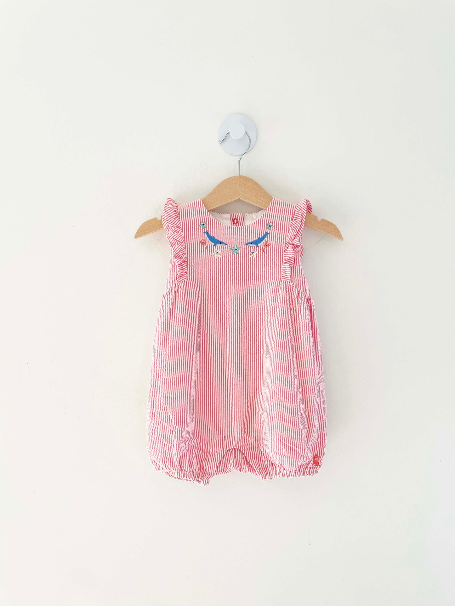 Joules Bubble Romper / 6-9M