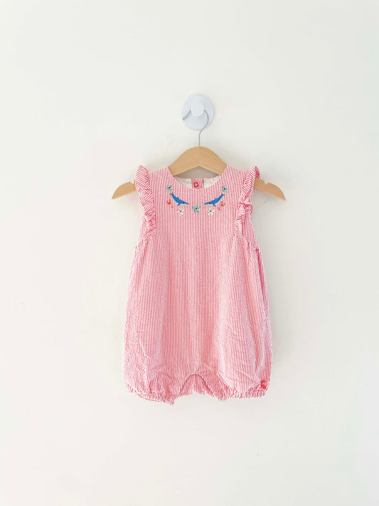 Joules Bubble Romper / 6-9M