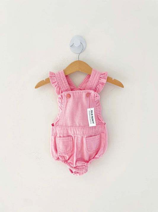 Old Navy Bubble Denim Overall / 3-6M