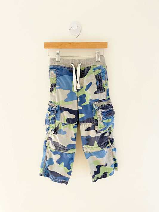 Mini Boden Camo Convertible Pants / 5Y