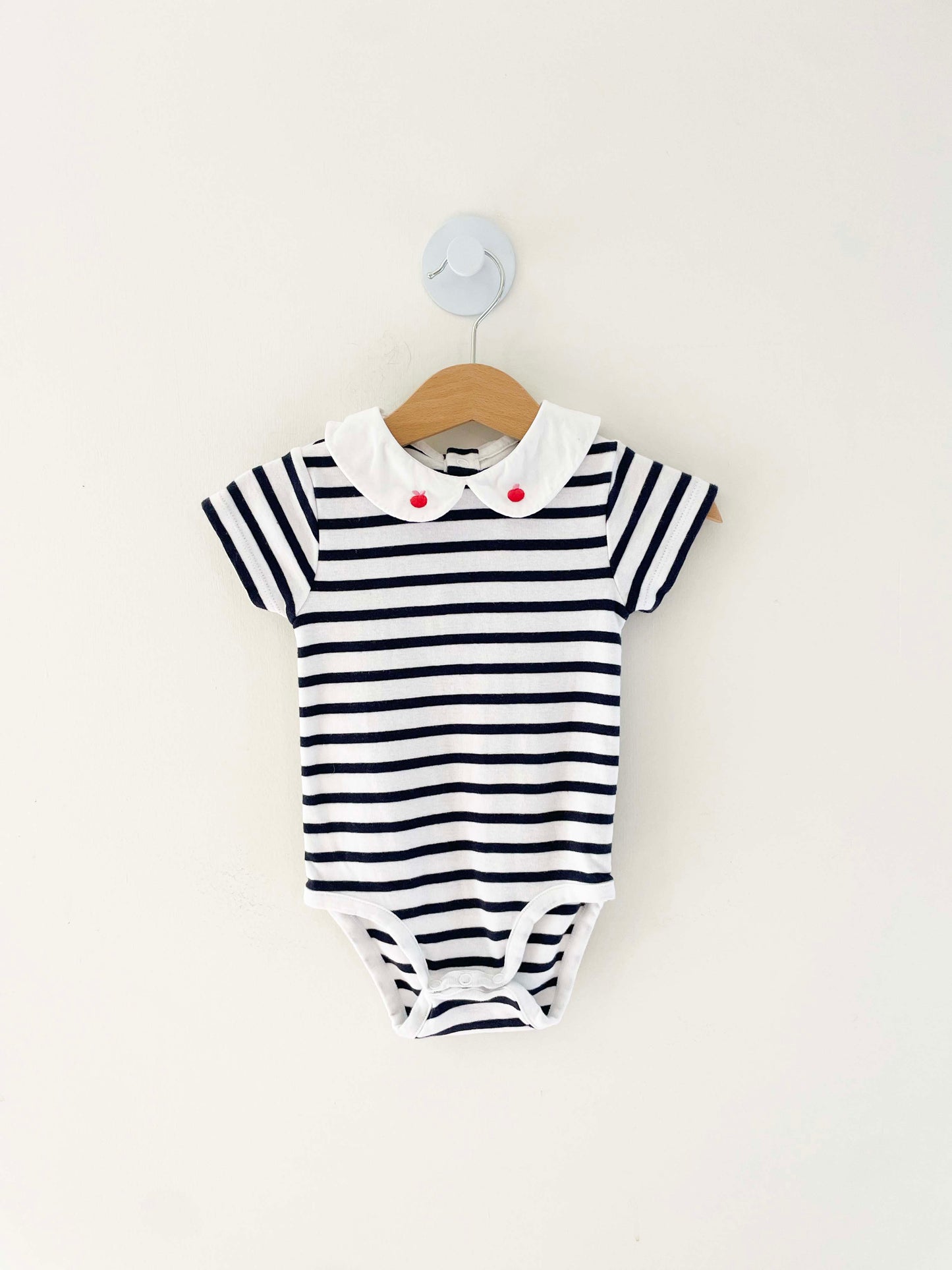 Jacadi Striped Onesie / 24M