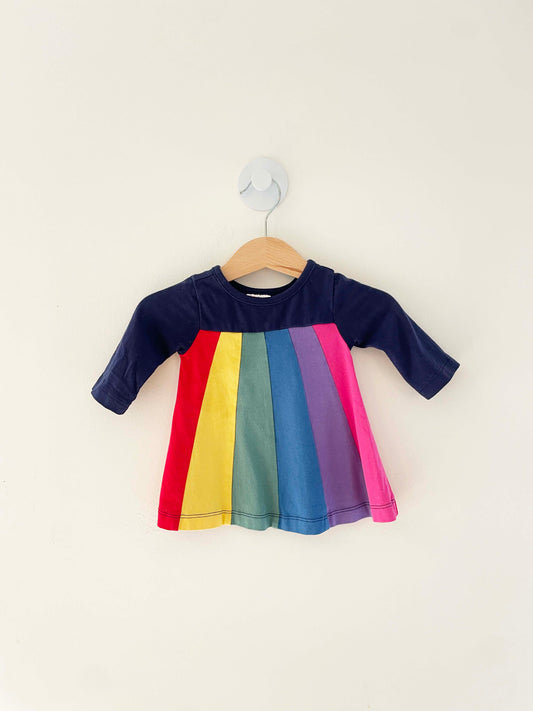Hanna Andersson Rainbow Dress / 0-3M