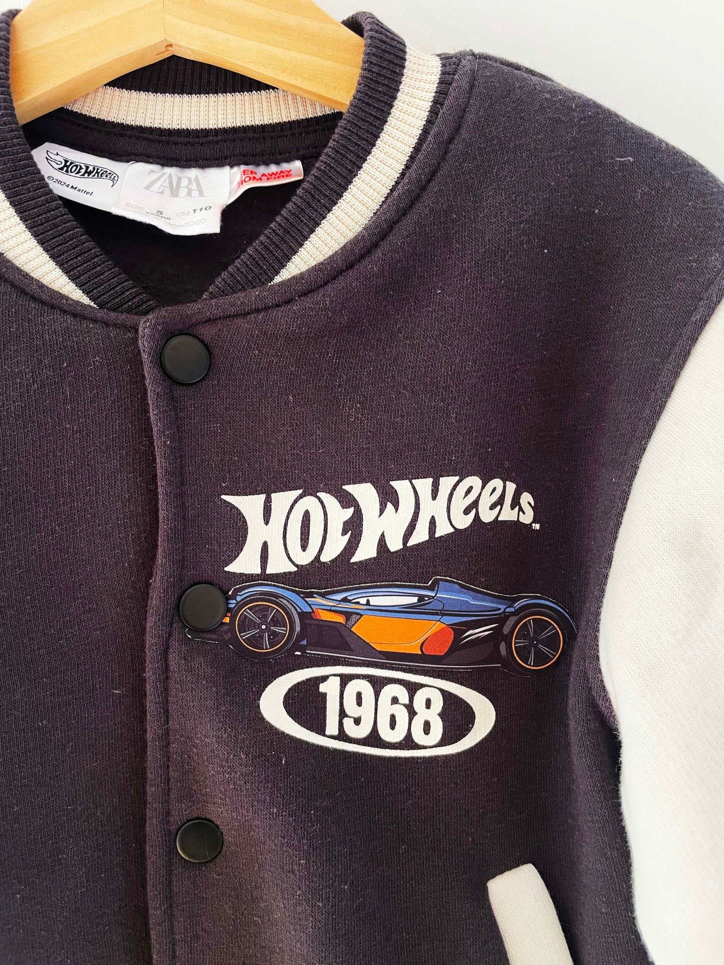 Zara x Hot Wheels Varsity Jacket / 5Y