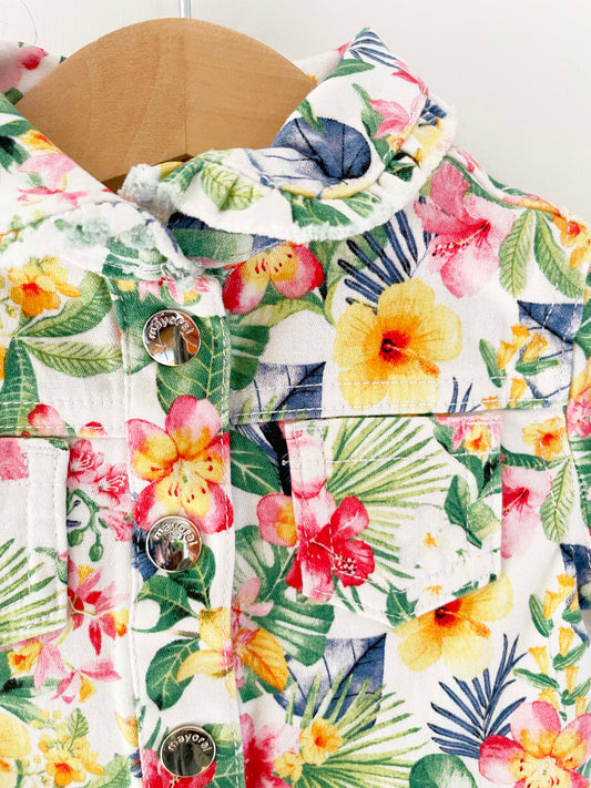 Mayoral Floral Jacket / 9M