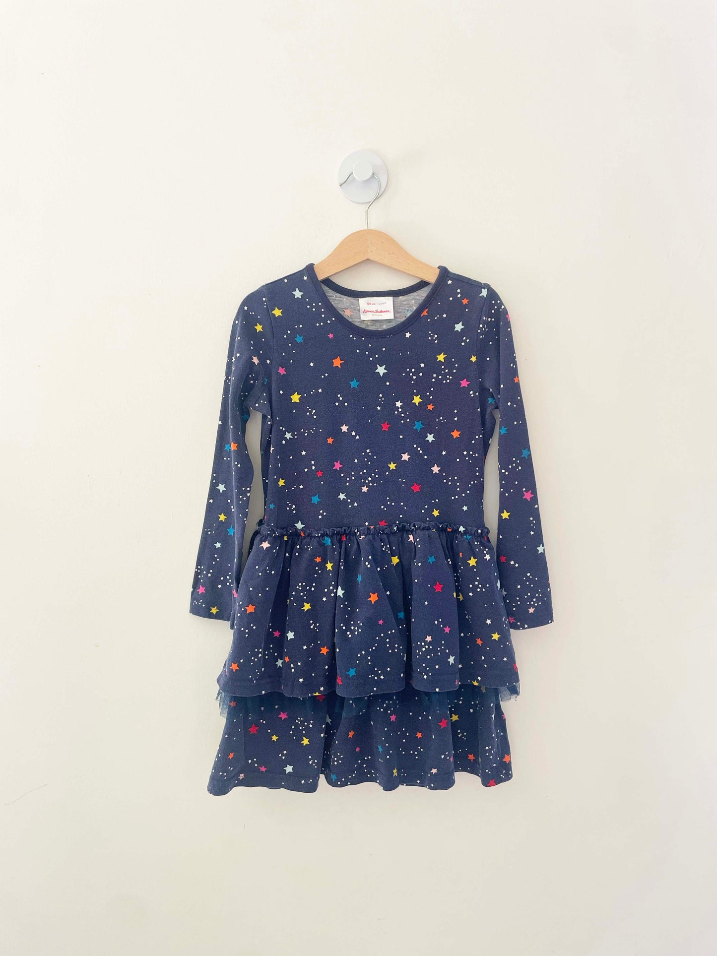 Hanna Andersson Starry Tulle Dress / 6-7Y
