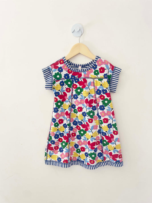 Hanna Andersson Striped Floral Dress / 5Y