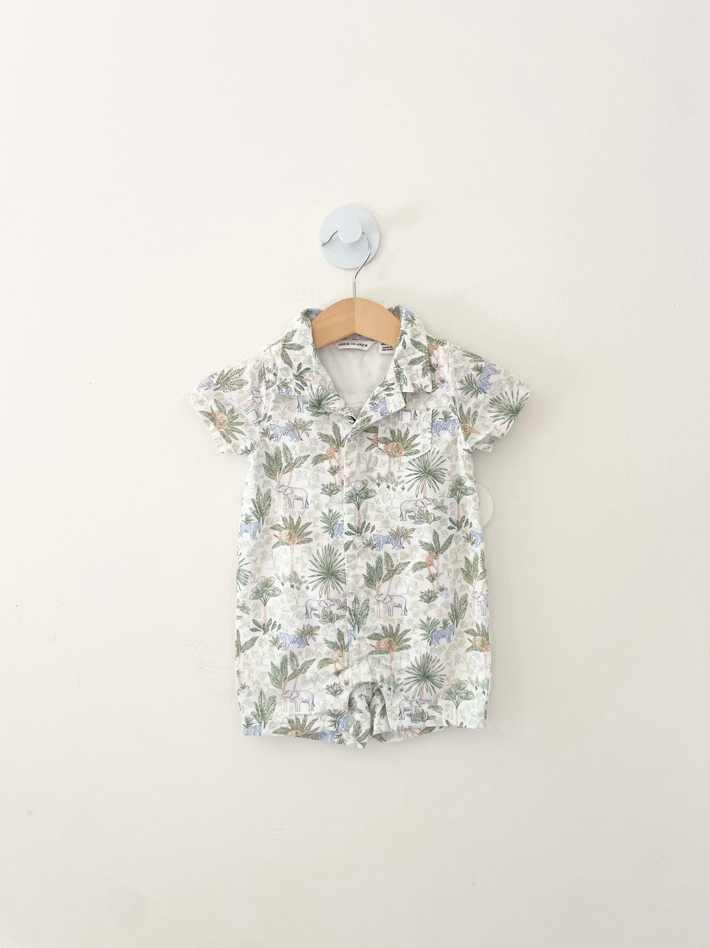 Janie & Jack Jungle Onesie / 3-6M