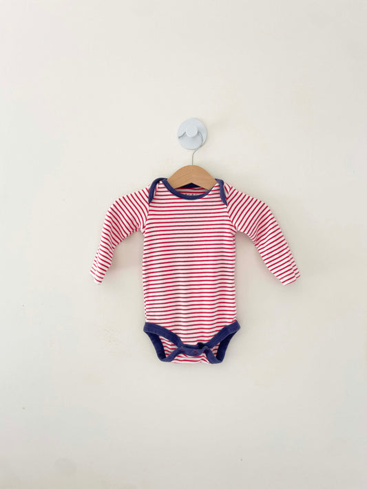 Baby Boden Striped Onesie / 3-6M