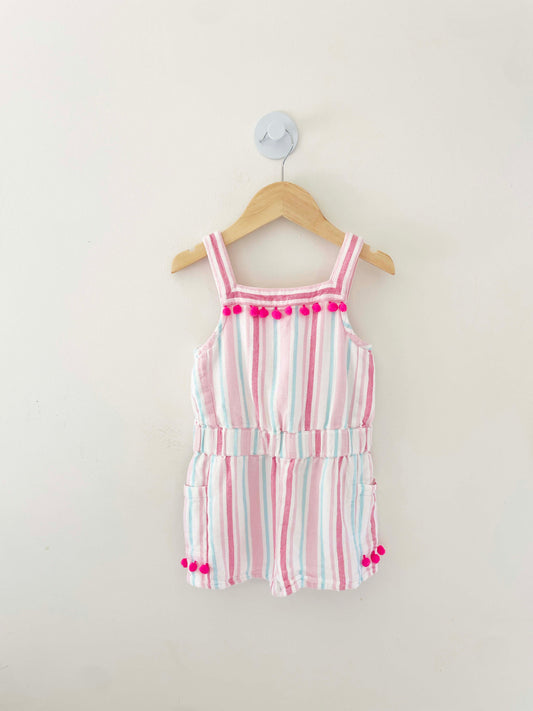 Egg New York Pom Pom Romper / 4Y