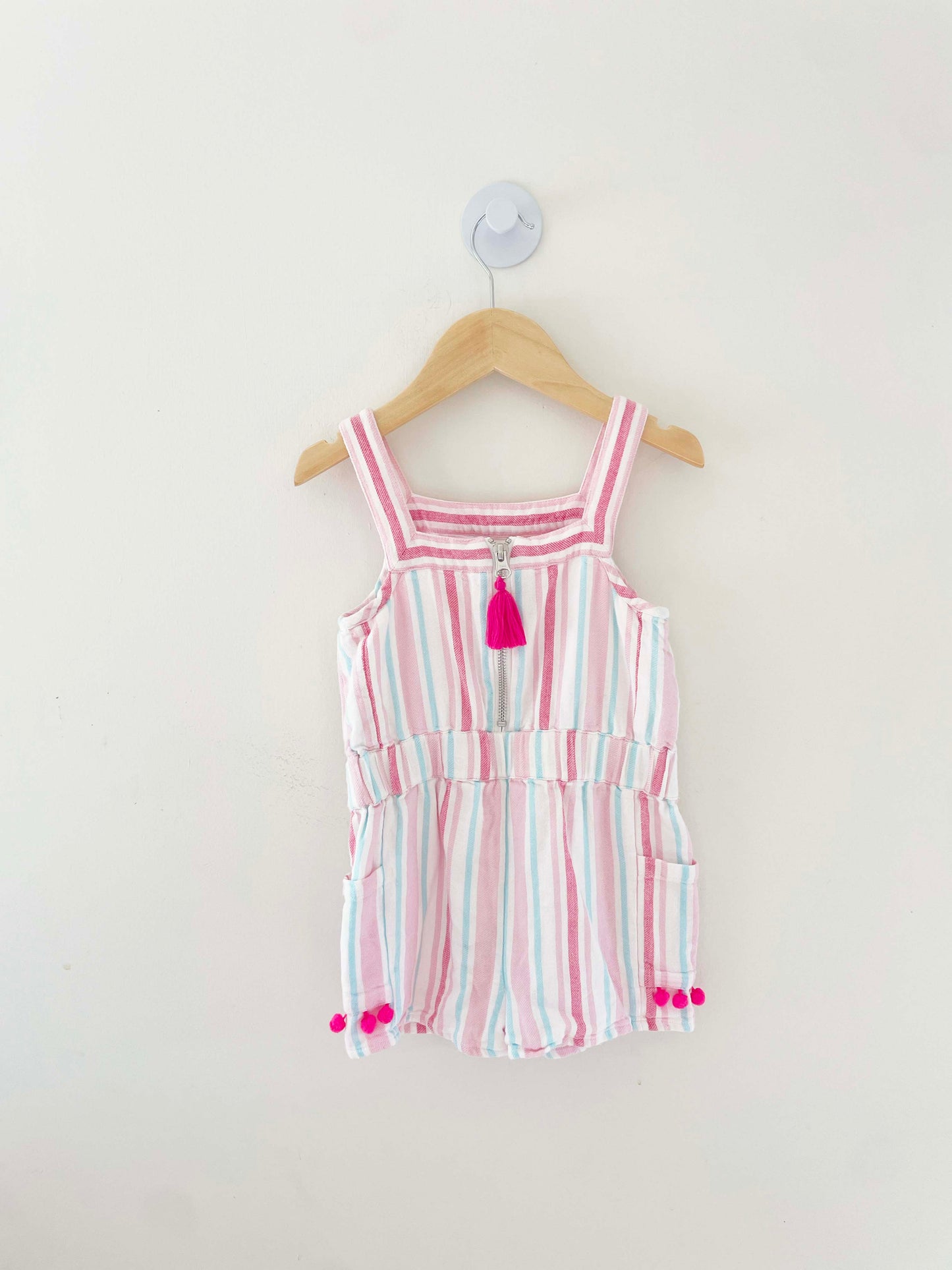 Egg New York Pom Pom Romper / 4Y