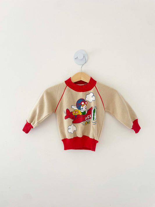 Hopscotch Pilot Sweatshirt / 12M