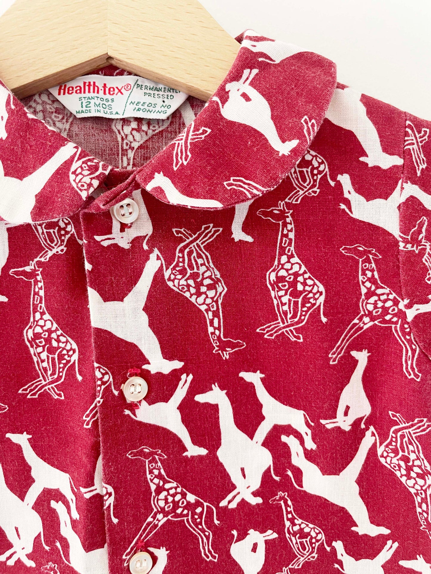 Healthtex Giraffe Shirt / 12M