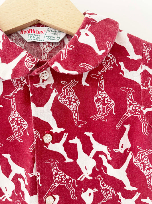 Healthtex Giraffe Shirt / 12M