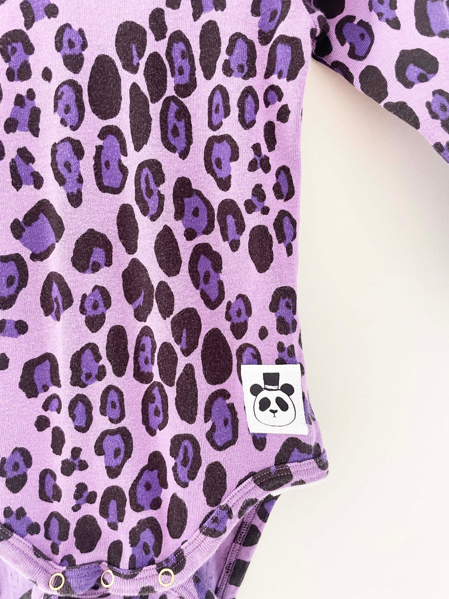 Mini Rodini Leopard Onesie / 9-18M
