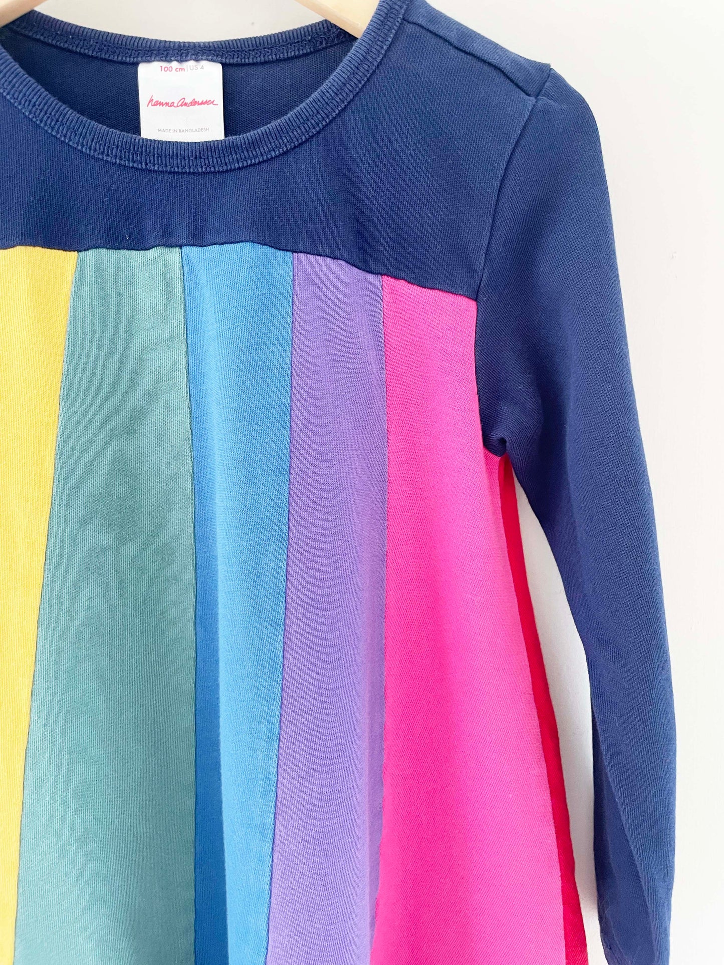 Hanna Andersson Rainbow Dress / 4Y