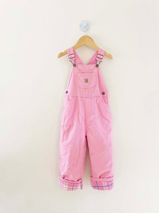 Carhartt Pink Overalls / 3Y