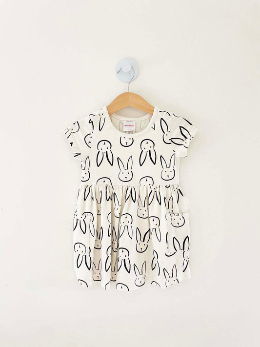 Hanna Andersson Bunnies Dress / 2Y